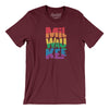 Milwaukee Wisconsin Pride Men/Unisex T-Shirt-Maroon-Allegiant Goods Co. Vintage Sports Apparel