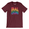Raleigh North Carolina Pride Men/Unisex T-Shirt-Maroon-Allegiant Goods Co. Vintage Sports Apparel
