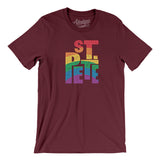 St. Petersburg Florida Pride Men/Unisex T-Shirt-Allegiant Goods Co. Vintage Sports Apparel