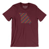 Missouri Pride State Men/Unisex T-Shirt-Maroon-Allegiant Goods Co. Vintage Sports Apparel