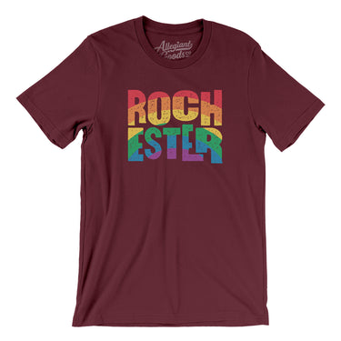 Rochester New York Pride Men/Unisex T-Shirt-Allegiant Goods Co. Vintage Sports Apparel