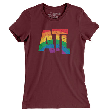Atlanta Georgia Pride Women's T-Shirt-Allegiant Goods Co. Vintage Sports Apparel