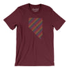 Nevada Pride State Men/Unisex T-Shirt-Maroon-Allegiant Goods Co. Vintage Sports Apparel