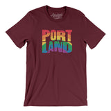 Portland Oregon Pride Men/Unisex T-Shirt-Allegiant Goods Co. Vintage Sports Apparel