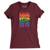 Minneapolis Minnesota Pride Women's T-Shirt-Maroon-Allegiant Goods Co. Vintage Sports Apparel