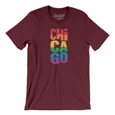 Chicago Illinois Pride Men/Unisex T-Shirt-Allegiant Goods Co. Vintage Sports Apparel