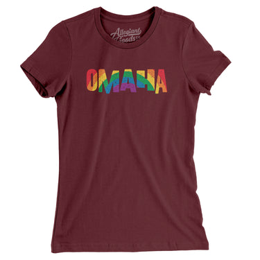 Omaha Nebraska Pride Women's T-Shirt-Allegiant Goods Co. Vintage Sports Apparel