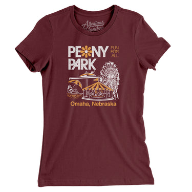 Peony Park Amusement Park Women's T-Shirt-Allegiant Goods Co. Vintage Sports Apparel