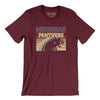 Michigan Panthers Football Men/Unisex T-Shirt-Maroon-Allegiant Goods Co. Vintage Sports Apparel