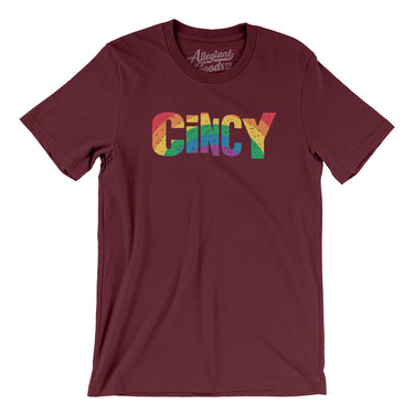 Cincinnati Ohio Pride Men/Unisex T-Shirt-Allegiant Goods Co. Vintage Sports Apparel