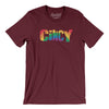Cincinnati Ohio Pride Men/Unisex T-Shirt-Maroon-Allegiant Goods Co. Vintage Sports Apparel