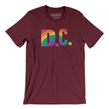 Washington D.C. Pride Men/Unisex T-Shirt-Allegiant Goods Co. Vintage Sports Apparel