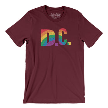Washington D.C. Pride Men/Unisex T-Shirt-Allegiant Goods Co. Vintage Sports Apparel