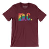 Washington D.C. Pride Men/Unisex T-Shirt-Maroon-Allegiant Goods Co. Vintage Sports Apparel