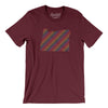 Oregon Pride State Men/Unisex T-Shirt-Maroon-Allegiant Goods Co. Vintage Sports Apparel