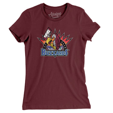 El Paso Buzzards Hockey Women's T-Shirt-Allegiant Goods Co. Vintage Sports Apparel