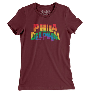 Philadelphia Pennsylvania Pride Women's T-Shirt-Allegiant Goods Co. Vintage Sports Apparel