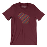Wisconsin Pride State Men/Unisex T-Shirt-Allegiant Goods Co. Vintage Sports Apparel
