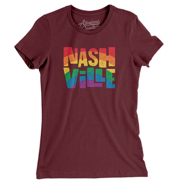 Nashville Tennessee Pride Women's T-Shirt-Allegiant Goods Co. Vintage Sports Apparel