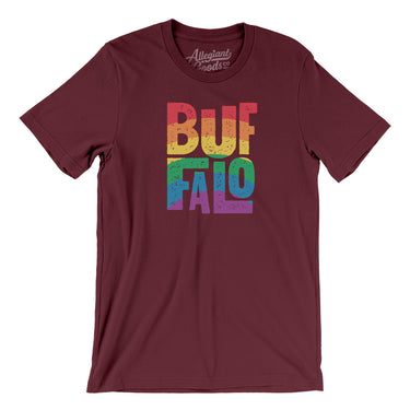 Buffalo New York Pride Men/Unisex T-Shirt-Allegiant Goods Co. Vintage Sports Apparel