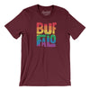 Buffalo New York Pride Men/Unisex T-Shirt-Maroon-Allegiant Goods Co. Vintage Sports Apparel