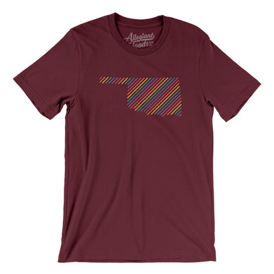 Oklahoma Pride State Men/Unisex T-Shirt-Maroon-Allegiant Goods Co. Vintage Sports Apparel