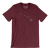 Hawaii Pride State Men/Unisex T-Shirt-Maroon-Allegiant Goods Co. Vintage Sports Apparel