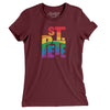 St. Petersburg Florida Pride Women's T-Shirt-Maroon-Allegiant Goods Co. Vintage Sports Apparel