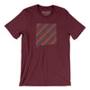 New Mexico Pride State Men/Unisex T-Shirt-Maroon-Allegiant Goods Co. Vintage Sports Apparel