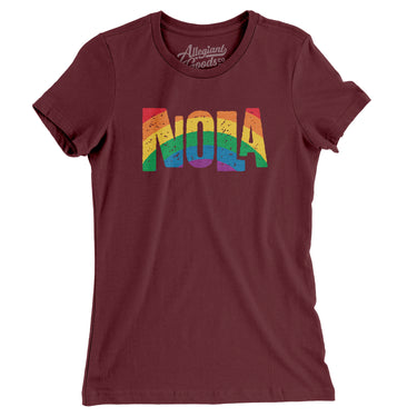New Orleans Louisiana Pride Women's T-Shirt-Allegiant Goods Co. Vintage Sports Apparel