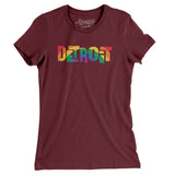 Detroit Michigan Pride Women's T-Shirt-Allegiant Goods Co. Vintage Sports Apparel