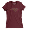 North Carolina Pride State Women's T-Shirt-Maroon-Allegiant Goods Co. Vintage Sports Apparel