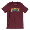 Boise Idaho Pride Men/Unisex T-Shirt-Maroon-Allegiant Goods Co. Vintage Sports Apparel