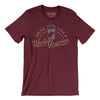 Drink Like a West Virginian Men/Unisex T-Shirt-Maroon-Allegiant Goods Co. Vintage Sports Apparel