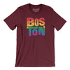 Boston Massachusetts Pride Men/Unisex T-Shirt-Maroon-Allegiant Goods Co. Vintage Sports Apparel