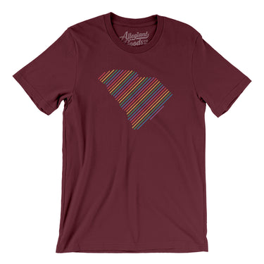 South Carolina Pride State Men/Unisex T-Shirt-Maroon-Allegiant Goods Co. Vintage Sports Apparel