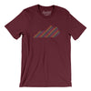 Kentucky Pride State Men/Unisex T-Shirt-Maroon-Allegiant Goods Co. Vintage Sports Apparel