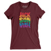 Jacksonville Florida Pride Women's T-Shirt-Maroon-Allegiant Goods Co. Vintage Sports Apparel