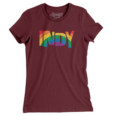 Indianapolis Indiana Pride Women's T-Shirt-Allegiant Goods Co. Vintage Sports Apparel