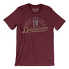 Drink Like a Delawarean Men/Unisex T-Shirt-Maroon-Allegiant Goods Co. Vintage Sports Apparel