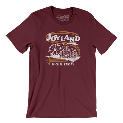Joyland Amusement Park Men/Unisex T-Shirt-Maroon-Allegiant Goods Co. Vintage Sports Apparel