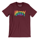 Indianapolis Indiana Pride Men/Unisex T-Shirt-Allegiant Goods Co. Vintage Sports Apparel