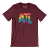 Atlanta Georgia Pride Men/Unisex T-Shirt-Maroon-Allegiant Goods Co. Vintage Sports Apparel