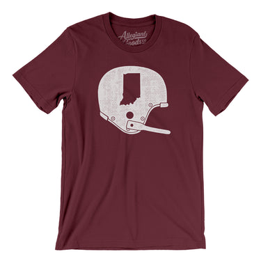 Indiana Vintage Football Helmet Men/Unisex T-Shirt-Allegiant Goods Co. Vintage Sports Apparel