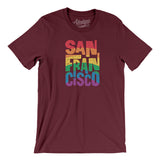 San Francisco California Pride Men/Unisex T-Shirt-Allegiant Goods Co. Vintage Sports Apparel