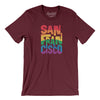 San Francisco California Pride Men/Unisex T-Shirt-Maroon-Allegiant Goods Co. Vintage Sports Apparel