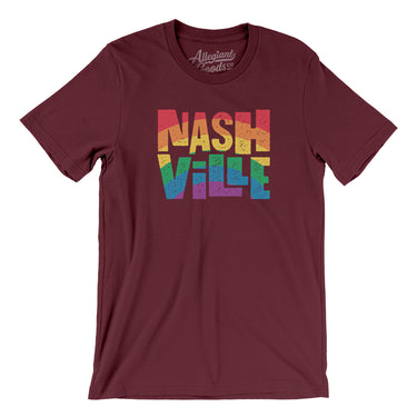 Nashville Tennessee Pride Men/Unisex T-Shirt-Allegiant Goods Co. Vintage Sports Apparel