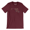 Maryland Pride State Men/Unisex T-Shirt-Maroon-Allegiant Goods Co. Vintage Sports Apparel