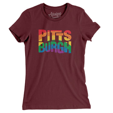 Pittsburgh Pennsylvania Pride Women's T-Shirt-Allegiant Goods Co. Vintage Sports Apparel
