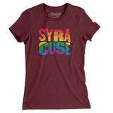 Syracuse New York Pride Women's T-Shirt-Allegiant Goods Co. Vintage Sports Apparel